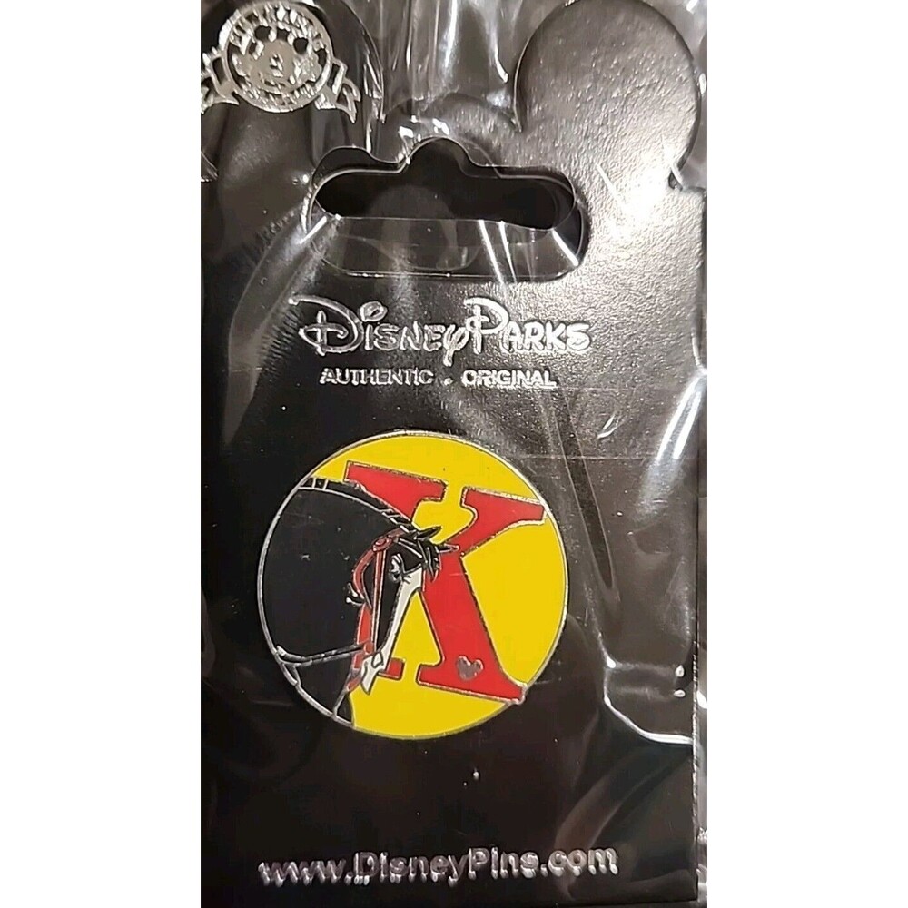 Disney‎ Pin Mulan Horse Khan K Alphabet Letter WDW 2008 66590